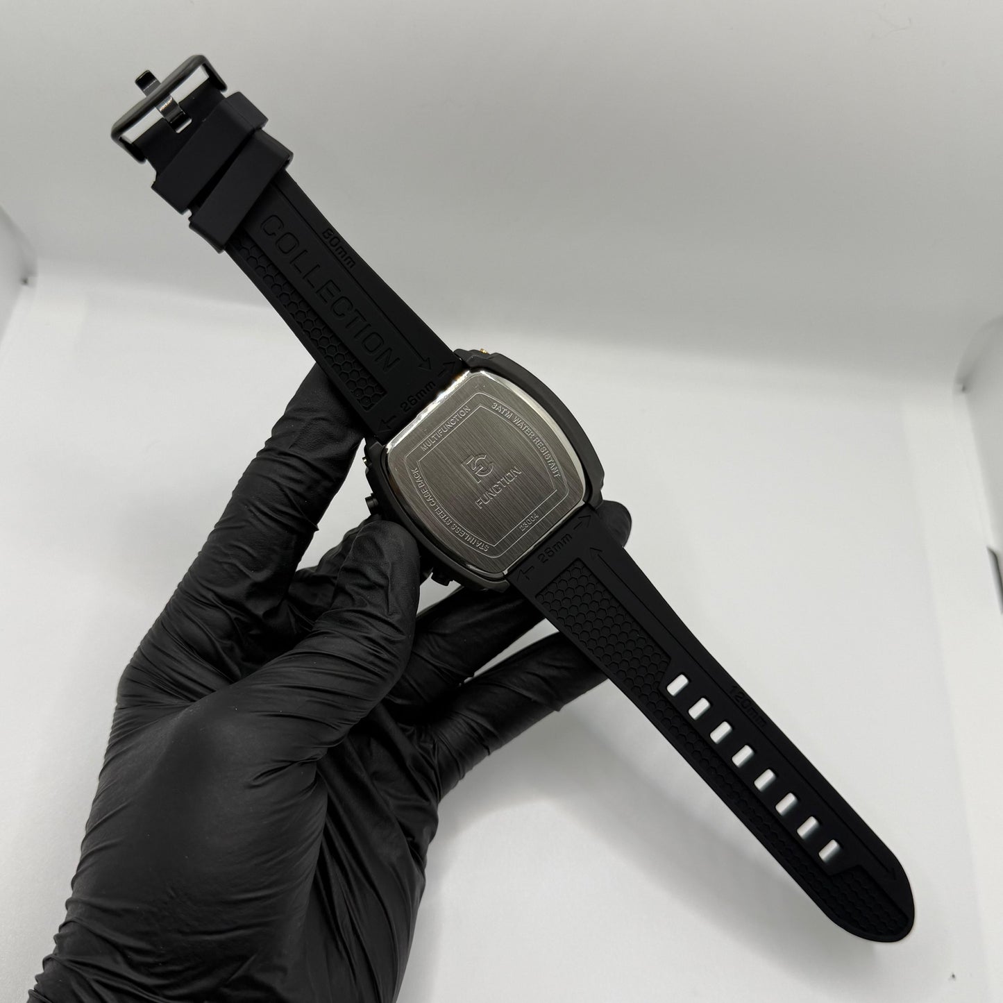 Ferrucci Stop watch  black  strap  with 1 year warranty