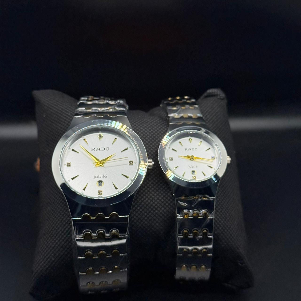 RADO couple watch jublie  with white dial DATE just