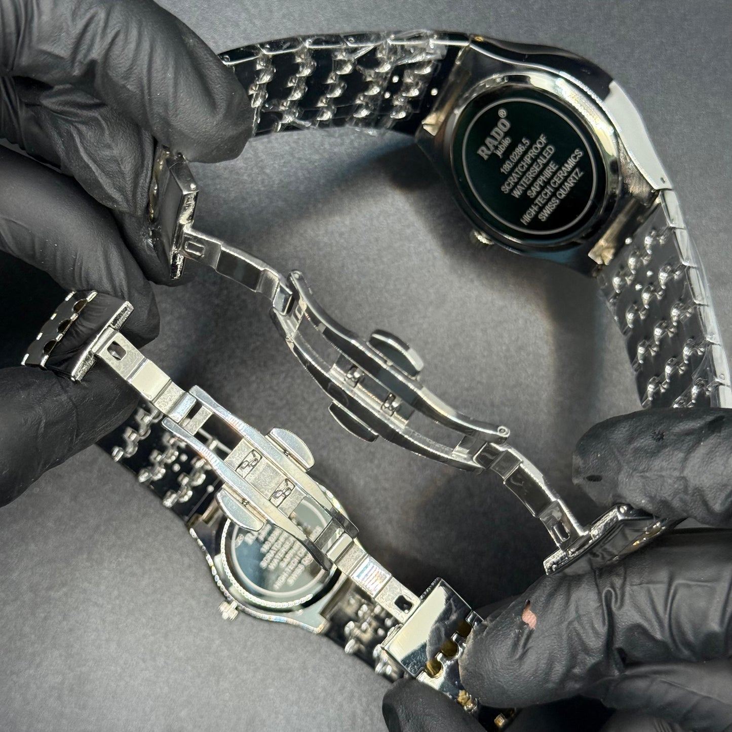 RADO couple watch jublie  with white dial DATE just