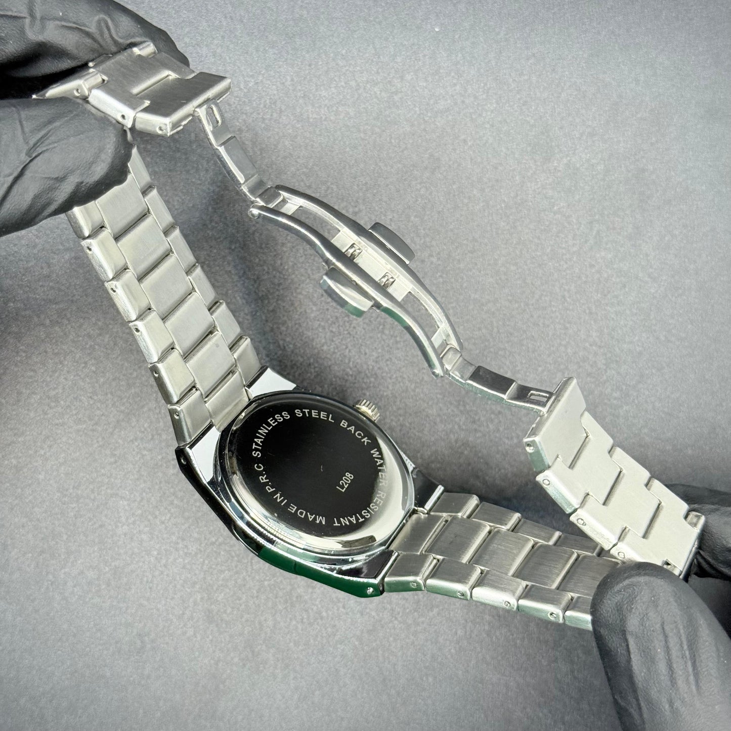 TISSOT PRX Green dial with silver chain