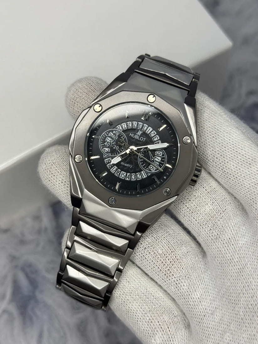 Hublot Diamond Cut Skeleton Watch