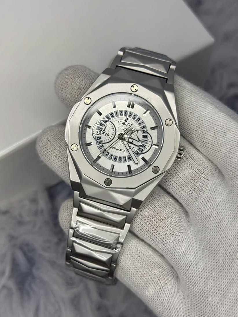 Hublot Diamond Cut Skeleton Watch