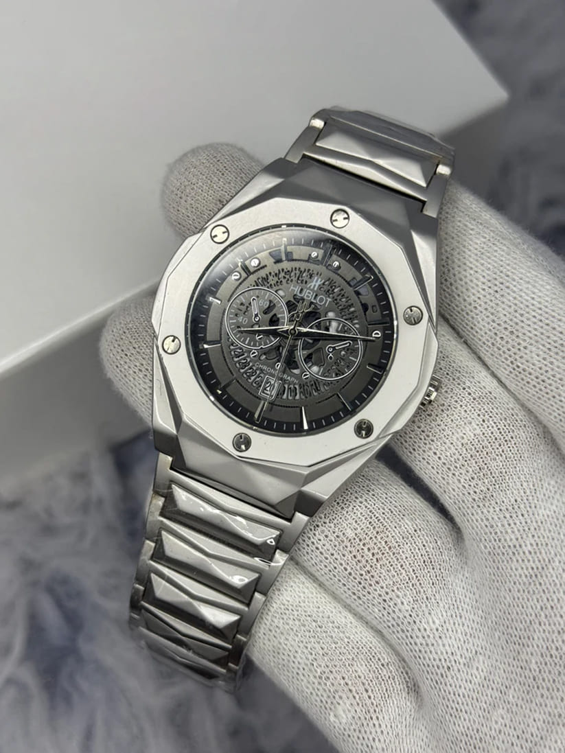 Hublot Diamond Cut Skeleton Watch