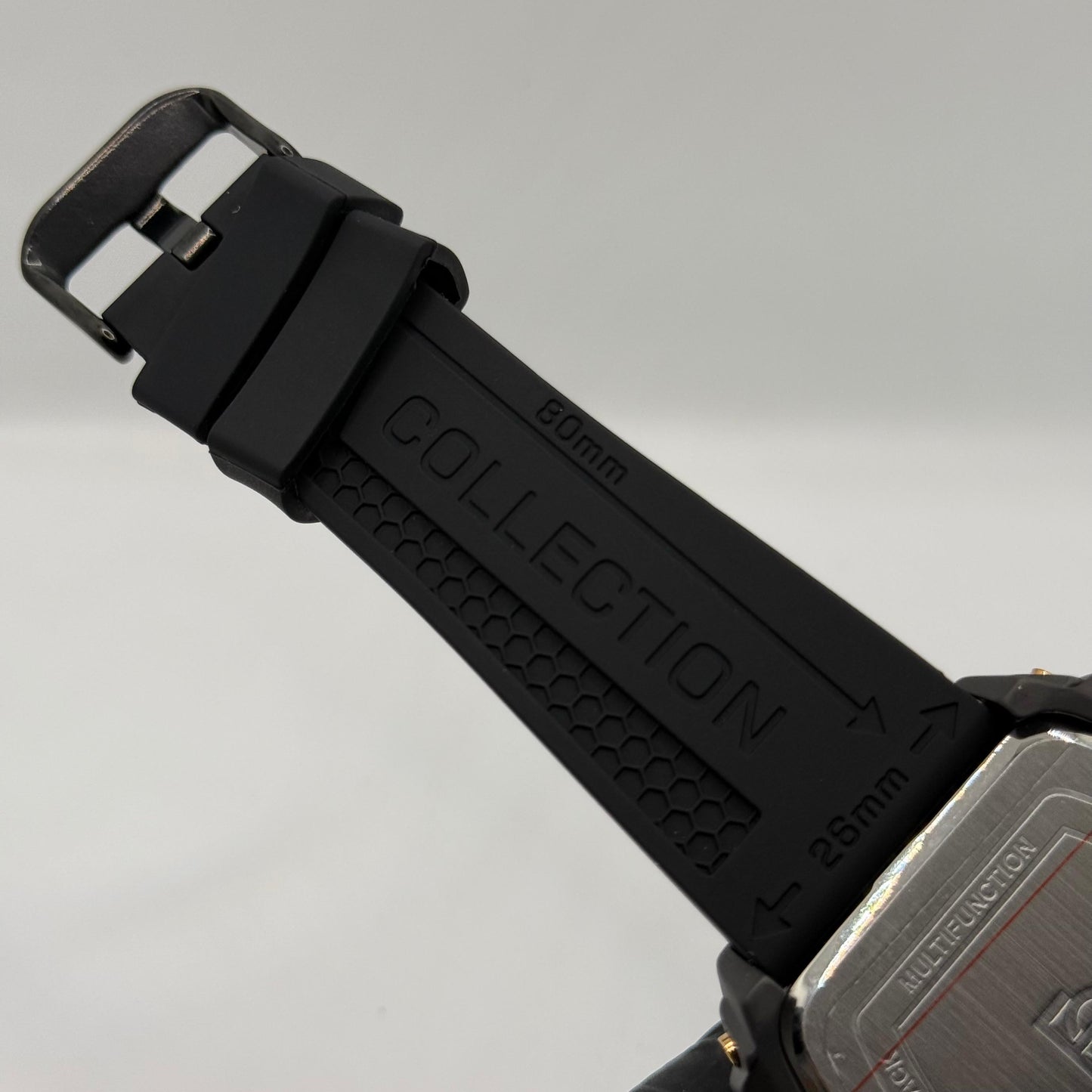 Ferrucci Stop watch  black  strap  with 1 year warranty