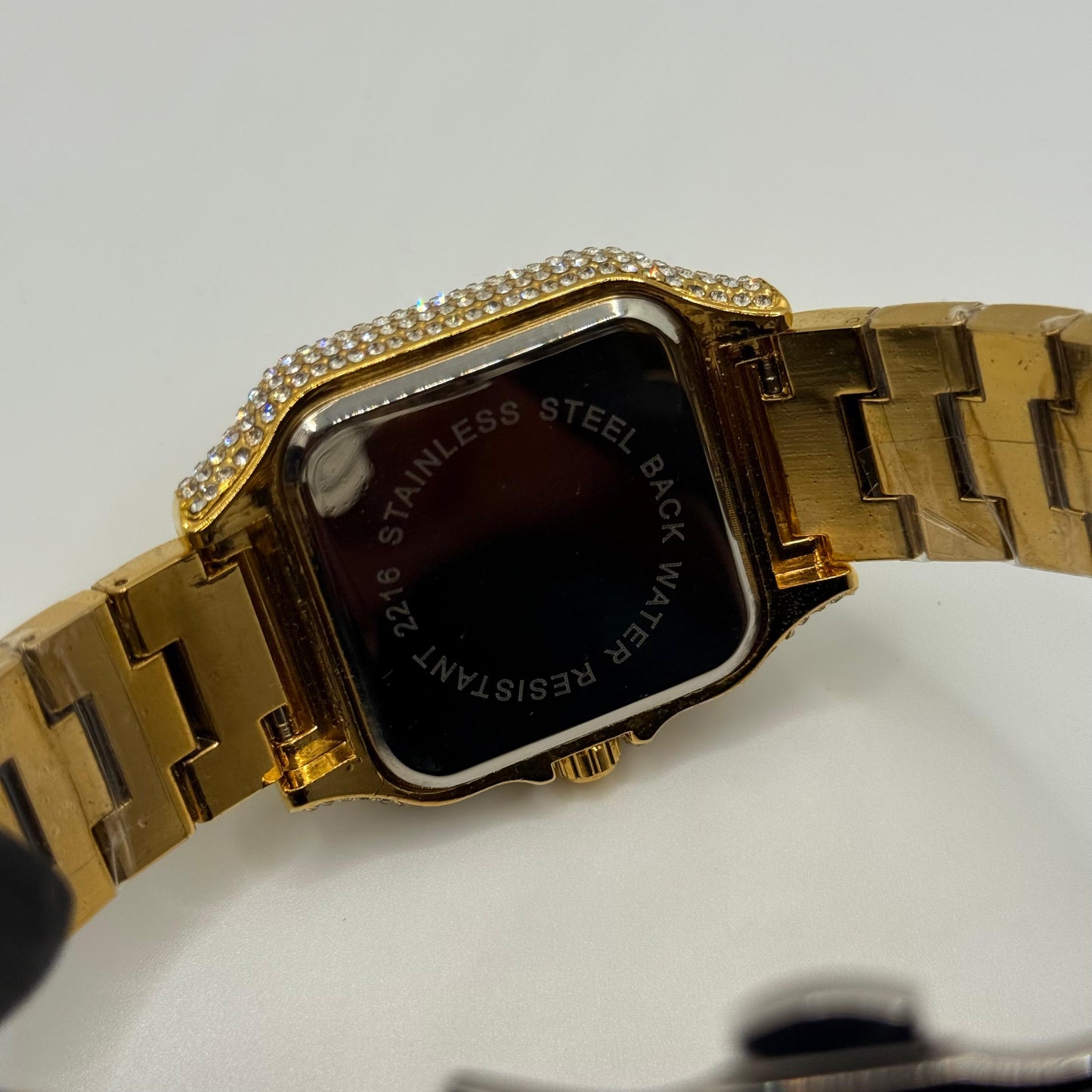 CARTIER karan Aujla watch  golden color