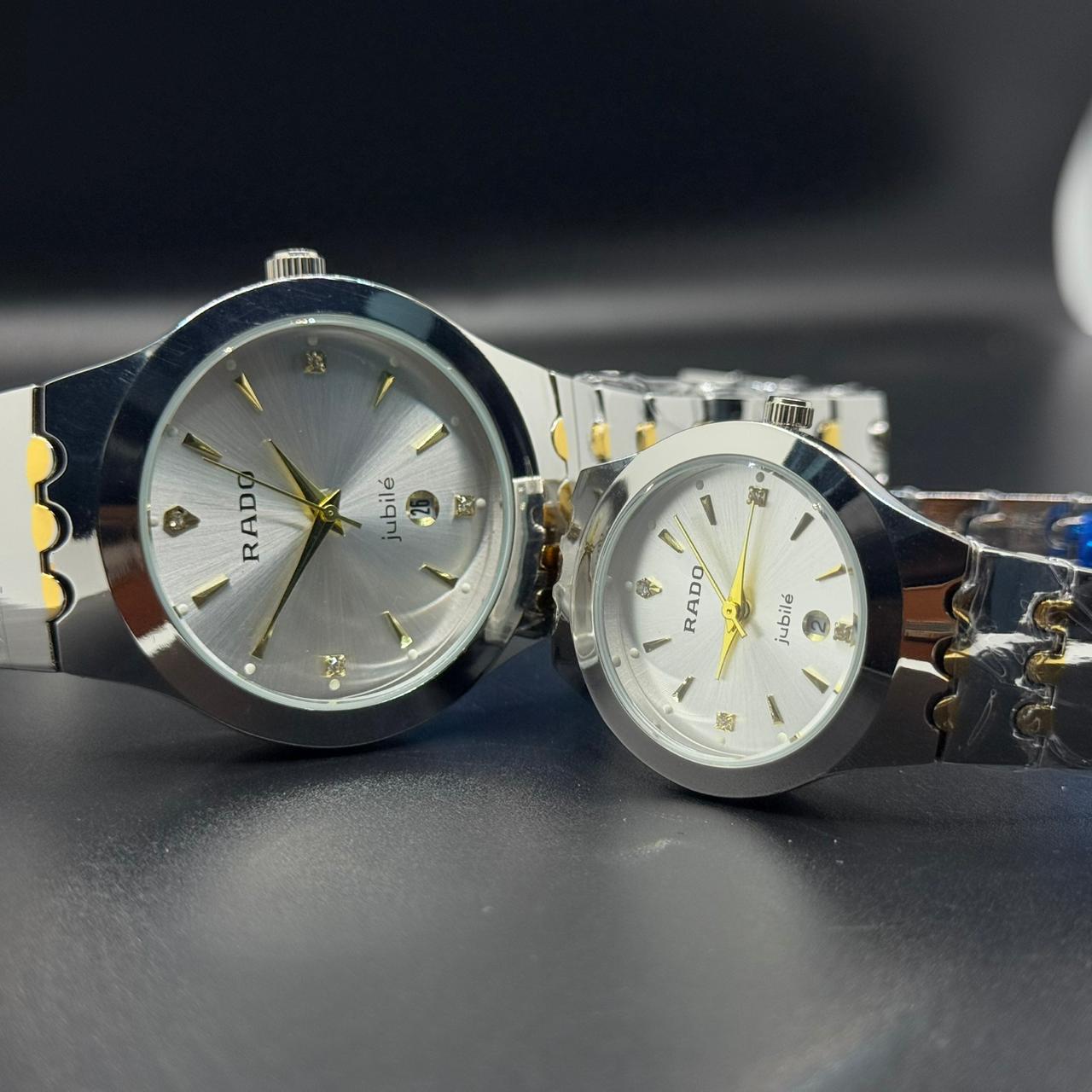 RADO couple watch jublie  with white dial DATE just